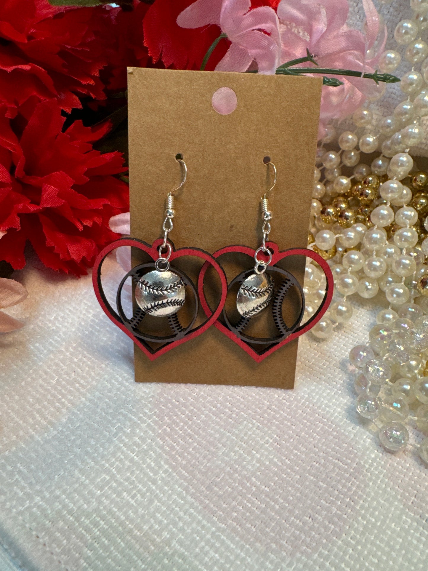 Baseball Earrings